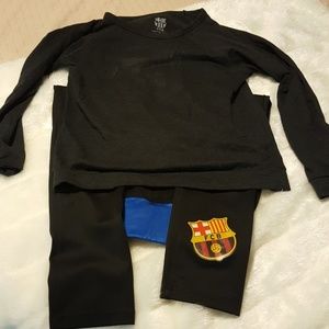Barcelona soccer outfit